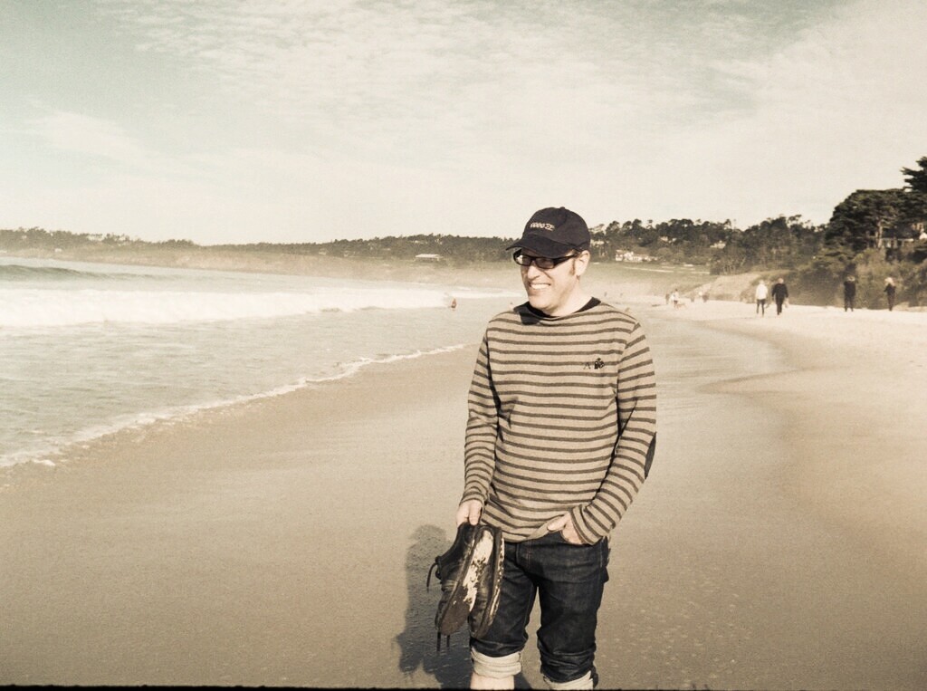 Alec on the beach